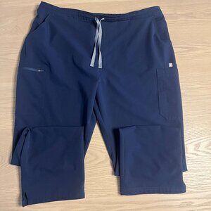 Navy Figs Scrub Pants